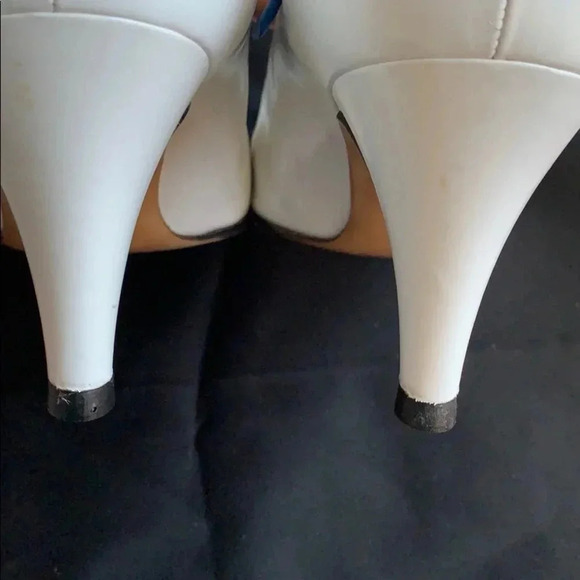 Women’s Salvatore Ferragamo Vintage Two-Tone Cap Toe Pump Size 38.5 US 8.5 - Picture 9 of 9